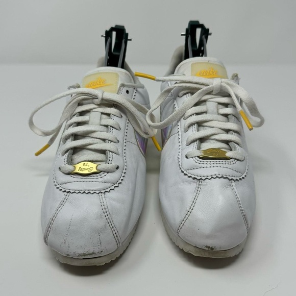 Nike Classic Cortez White Topaz Gold Women's Size 8.5 Shoes Sneakers CI9914-100 - Picture 2 of 8